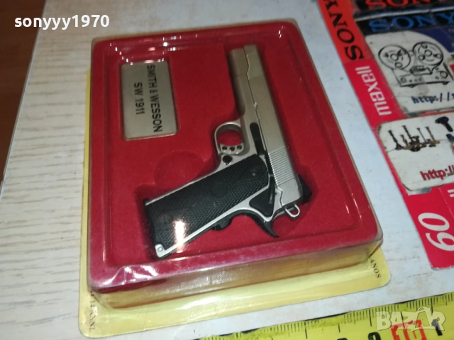SMITH & WESSON SW 1911-КОЛЕКЦИОНЕРСКИ ПИСТОЛЕТ-ВНОС SWISS 1409251130, снимка 10 - Колекции - 51707582