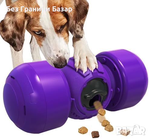 Нова Забавна играчка за кучета с регулируем хранител за лакомства, снимка 1 - За кучета - 45997448
