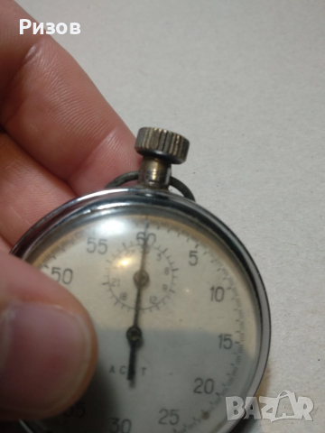 Руски механичен хронометър, снимка 3 - Джобни - 52435983