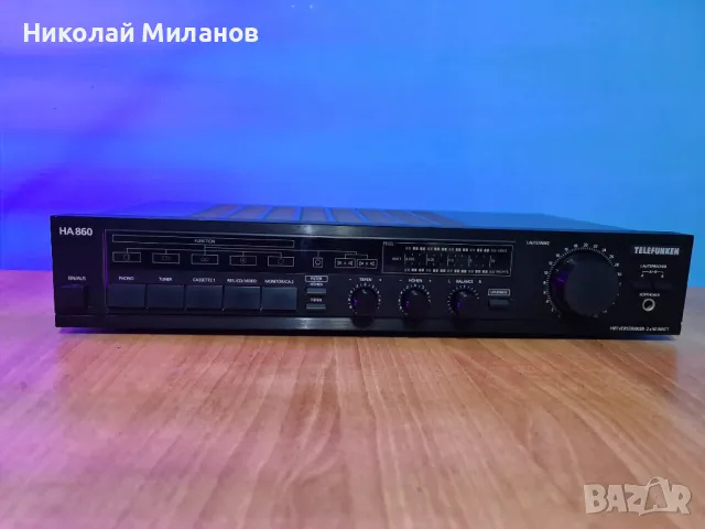 Telefunken HA-860 Усилвател, снимка 4 - Ресийвъри, усилватели, смесителни пултове - 47187326