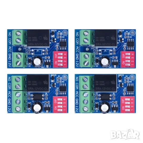 Реле модул 12V с външен тригер за включване/изключване RT1C, снимка 3 - Друга електроника - 53908487