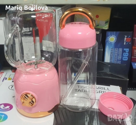 Преносим многофункционален блендер за сокоизстискване, млечни шейкове, бебешка храна , снимка 1