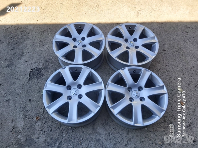 4 броя алуминиеви джанти за Peugeot 2008,208,207,307 16, снимка 4 - Гуми и джанти - 51523212