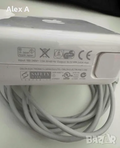 Apple 60W MagSafe 2 EU - оригинално захранване , снимка 2 - Кабели и адаптери - 48661233