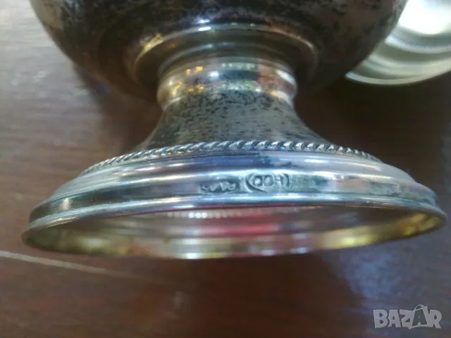 сребърна купа, снимка 4 - Антикварни и старинни предмети - 49296489