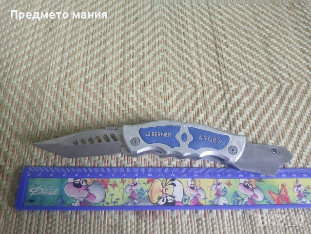 Комбиниран сгъваем нож 2-в-1 Berner Нож и Макетен нож, ножче, снимка 2 - Ножове - 54158565