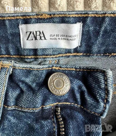 Дамски дънкови панталонки ZARA, снимка 3 - Къси панталони и бермуди - 46975099