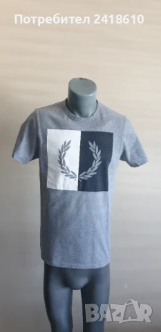 Fred Perry Cotton Mens Size S  ОРИГИНАЛ! Мъжка Тениска!, снимка 7 - Тениски - 50703881