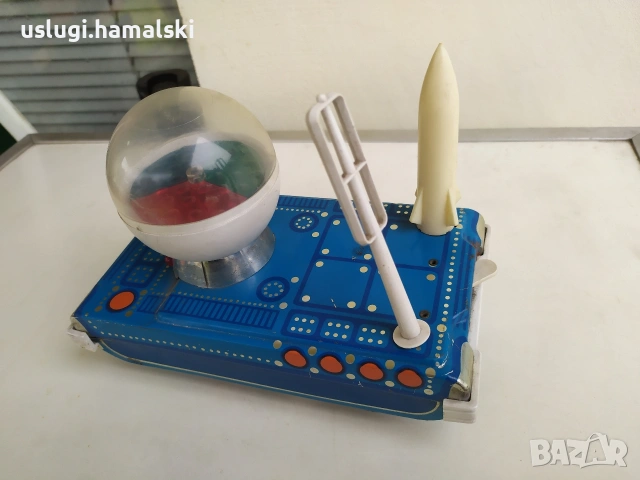 Стара ламаринена играчка, снимка 3 - Колекции - 53453641