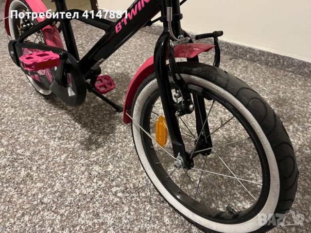 Детско колело BTWIN 16 цола + аксесоари, снимка 4 - Велосипеди - 46424639