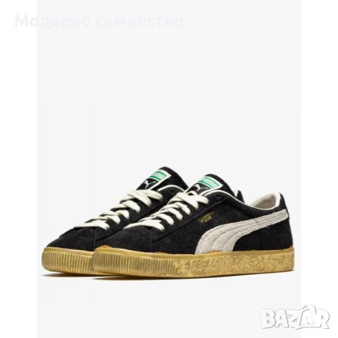 Кецове puma suede vintage the neverworn unisex shoes black, снимка 2 - Кецове - 46760578