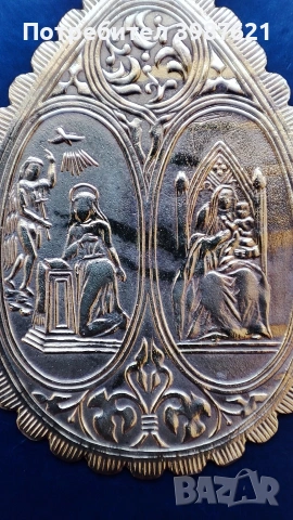 Златен медальон - кръщенка