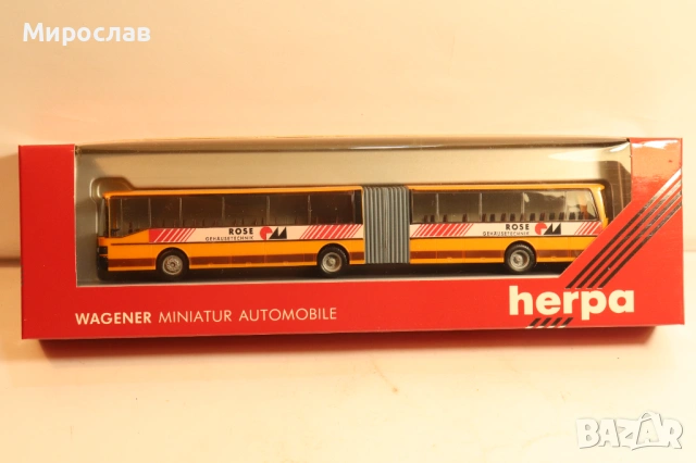 HERPA H0 1/87 SETRA АВТОБУС МОДЕЛ КОЛИЧКА