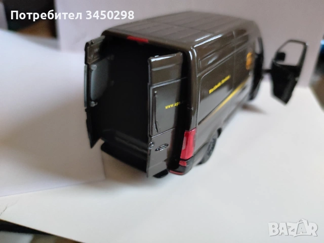 Мерцедес Спринтер  метална количка, снимка 4 - Колекции - 53416970