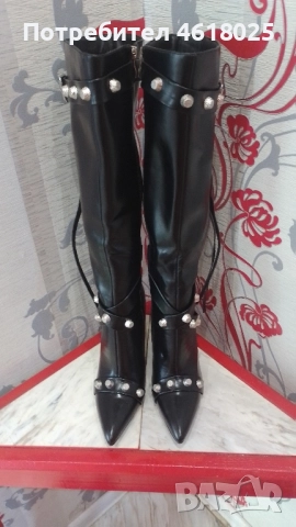 Ботуши/Нови/Еко кожа , снимка 4 - Дамски боти - 52071066