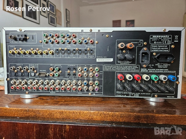 Ресийвър MARANTZ SR7500, снимка 5 - Ресийвъри, усилватели, смесителни пултове - 53402486