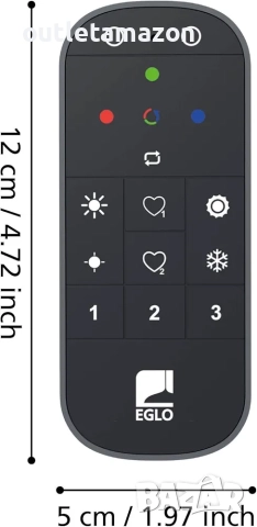 Дистанционно управление EGLO connect.z Smart Home 2.0, ZigBee, снимка 3 - Друга електроника - 52838578