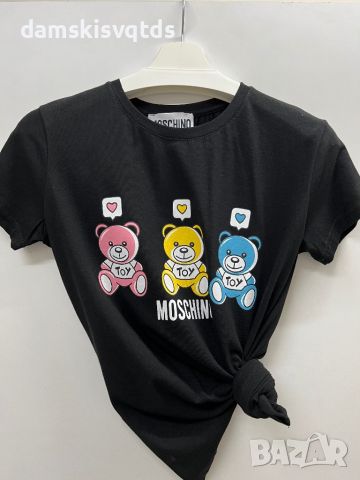 Мошино Moschino нова тениска, снимка 4 - Тениски - 45502605