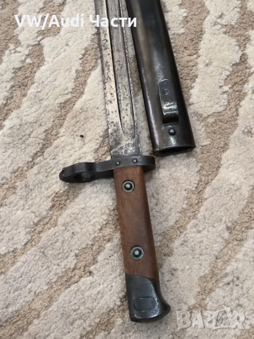 Кавалерийски щик нож байонет Манлихер М-95 , снимка 3 - Антикварни и старинни предмети - 52043524