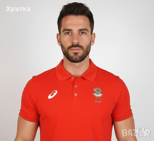 Asics Bulgaria Olympic Team - Оригинална мъжка тениска р-р M, снимка 3 - Тениски - 52425456
