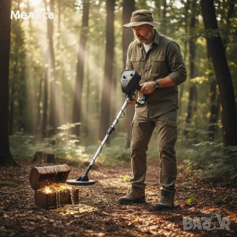 Водоустойчив металотърсач за злато, сребро, монети и съкровища K-1374