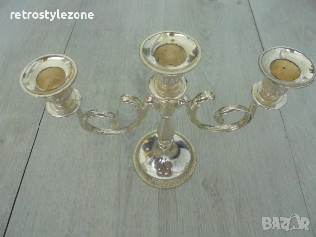 № 8279 Стар класически свещник  BMF  , снимка 2 - Други ценни предмети - 51852376