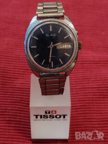 Мъжки механичен часовник СЛАВА, СССР. 