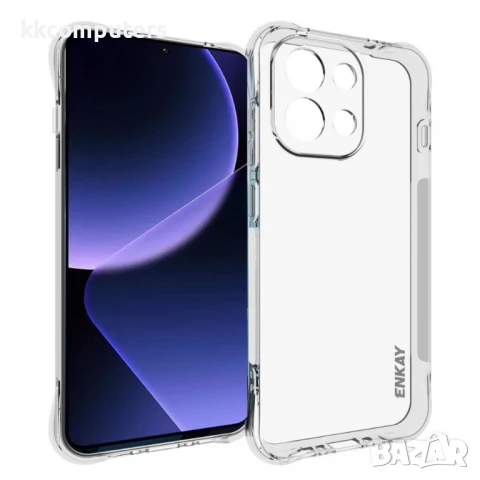 OnePlus 13s 5G / OnePlus 13T 5G Удароустойчив ENKAY Силиконов Калъф и Протектор