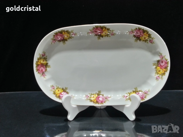 Стар немски порцелан плато , снимка 3 - Антикварни и старинни предмети - 52905589