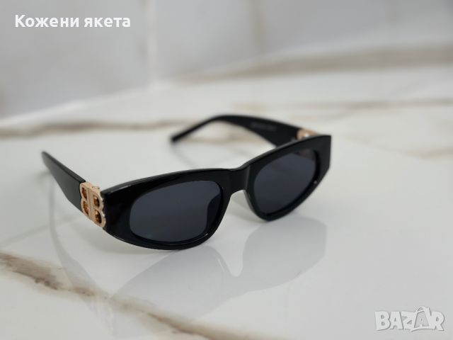 Balenciaga слънчеви очила със златно лого BB Баленсиага