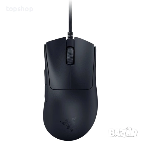 Нова Геймърска мишка Razer Deathadder V3 RZ01-0464, черна, кабелна, лека, ергономична