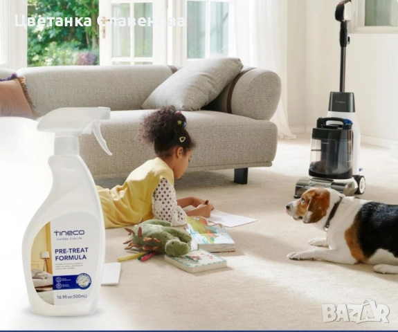 Почистващ препарат за килими за предварително третиране Tineco 500ml, снимка 3 - Препарати за почистване - 53085979