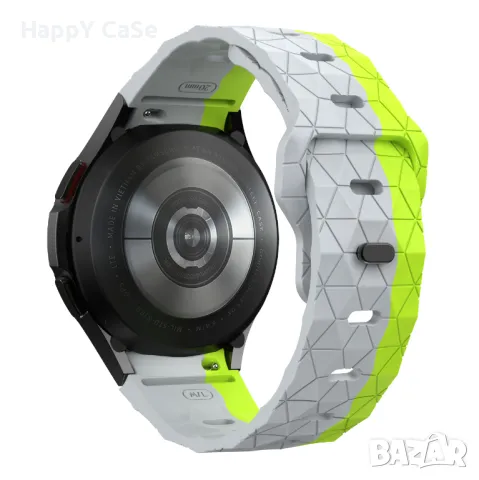 FOOTBALL NO GAP Силиконова каишка за Samsung Galaxy Watch 7 6 5 4 3 / Pro / Classic, снимка 7 - Каишки за часовници - 50060411