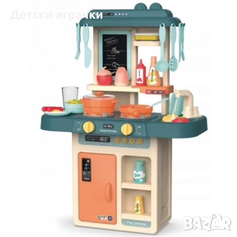 Детска Кухня с течаща вода 36 елемента, снимка 4 - Образователни игри - 52771949