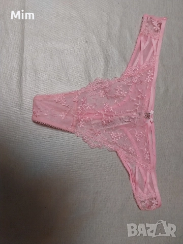 M/L Розова дантелена полупрашка , снимка 5 - Бельо - 52580375