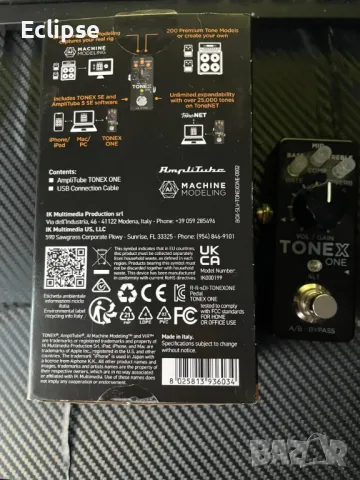 IK Multimedia ToneX One Micro Pedal., снимка 2 - Китари - 49580407