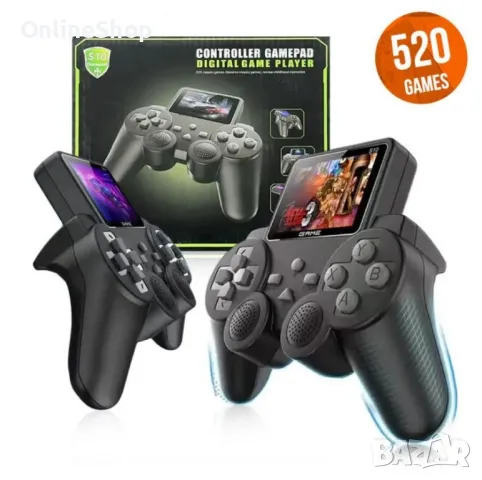 Преносима игрална конзола с Gamepad KEKEGAME S10, 520 игри,TFT дисплей, снимка 12 - Друга електроника - 48159605