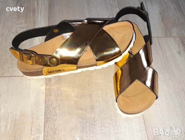 НОВИ юношески сандали BAYTON , снимка 2 - Детски сандали и чехли - 54093595