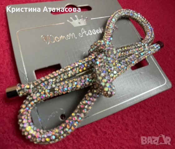 💎✨ Лъскави луксозни красиви модерни 2 шноли + бижу за врата ✨💎, снимка 10 - Други - 52108572