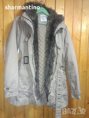 дамско яке Esprit L с вата и качулка - 29 лв, снимка 6 - Якета - 52552712