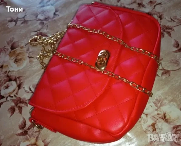  Нова Кожена Дамска Чанта 