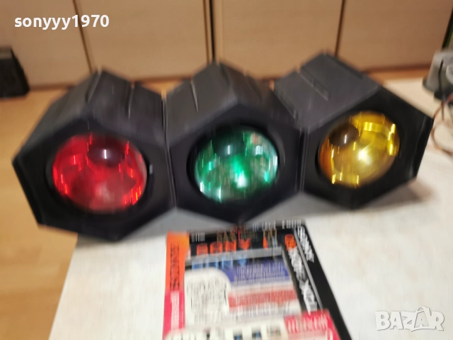 ПРОЖЕКТОРИ 3БР ЗА ЦВЕТОМУЗИКА 36Х12Х12СМ 220В 2012251753, снимка 3 - Ресийвъри, усилватели, смесителни пултове - 52859202