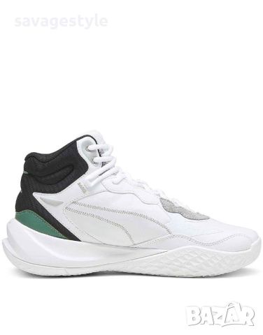 Мъжки кецове PUMA Playmaker Pro Mid Plus Basketball Shoes White/Multi, снимка 2 - Маратонки - 45958838