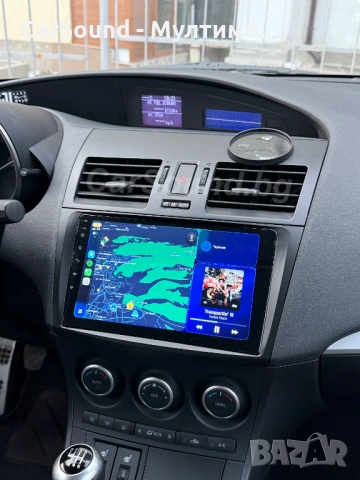 9" Мултимедия Mazda 3 2009-2013 Мазда Android 15 Навигация, снимка 3 - Аксесоари и консумативи - 45760421