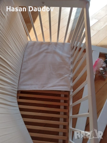 Бебешко легло-люлка, балдахин и обиколник, снимка 4 - Кошарки - 53580441