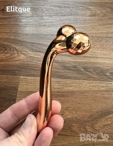 Масажен стик за лице 24K с две вибриращи топки 