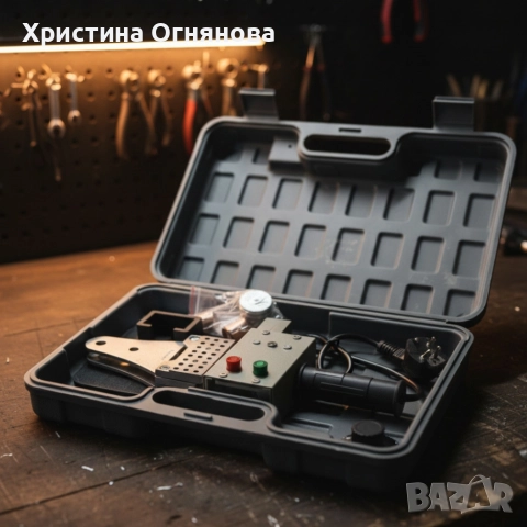 Професионална лепачка за PPR тръби 900W с регулируема температура (50–300°C) – Комплект с куфар, снимка 6 - Други инструменти - 52733665