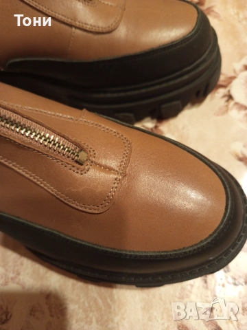 Нови Дамски Боти Изцяло от Естествена Кожа 38, снимка 7 - Дамски боти - 52684139