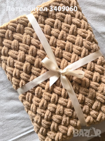 Ръчно плетени БЕБЕШКИ ОДЕЯЛА , снимка 3 - Кошарки - 54045409