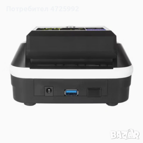 Автоматичен детектор за банкноти AL-136T – UV / MG / IR проверка с вградена акумулаторна батерия, снимка 6 - Електронни четци - 53377329